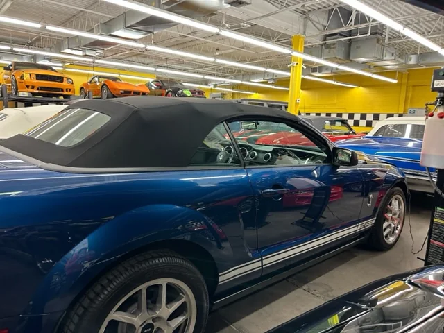 2008 Blue Mustang GT500